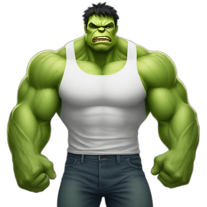 Hulk avec des banane emoji