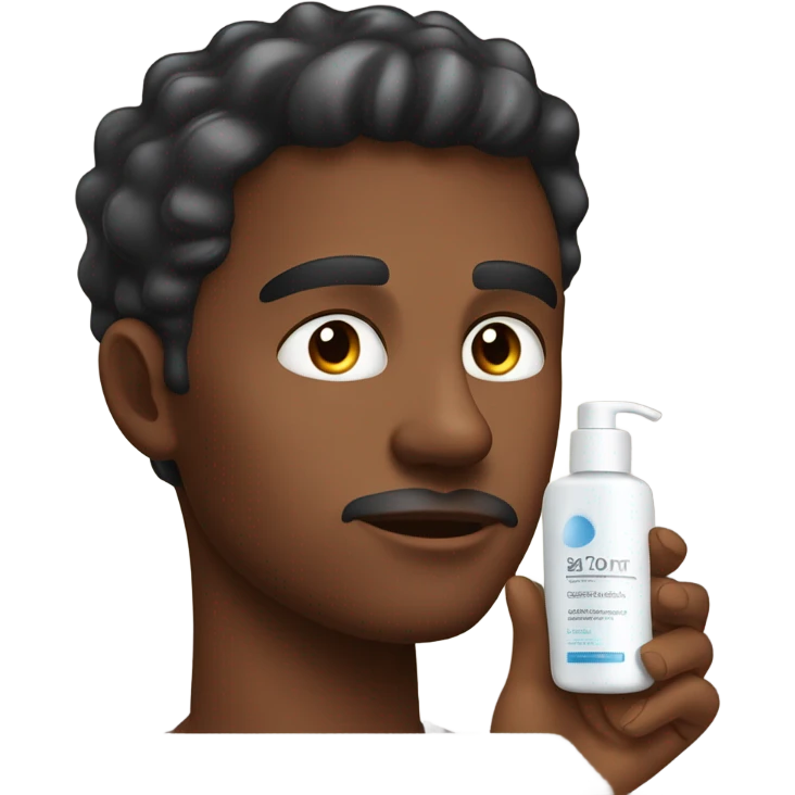 White Man skincare emoji