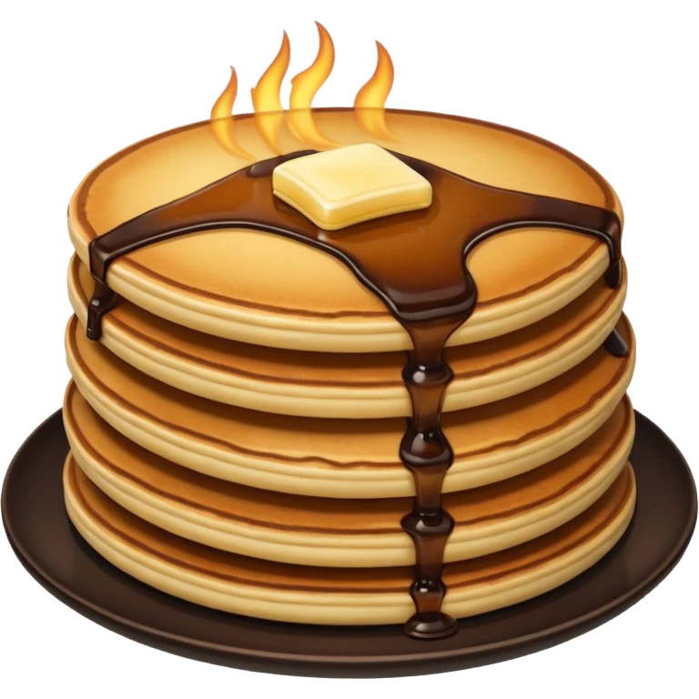 burned pancake emoji