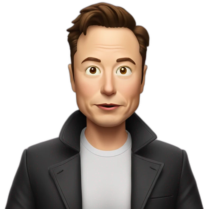 Elon Musk déguisé pour Halloween emoji
