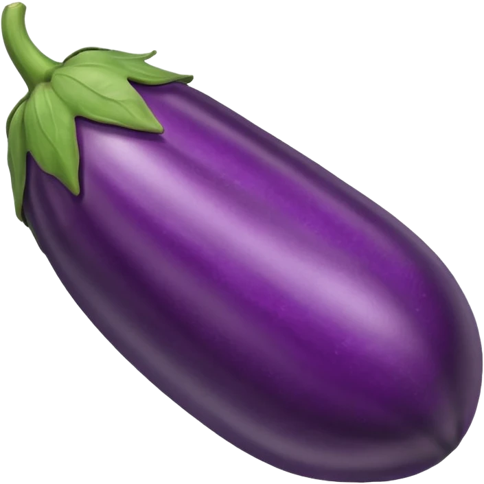 Egg plant with vains emoji