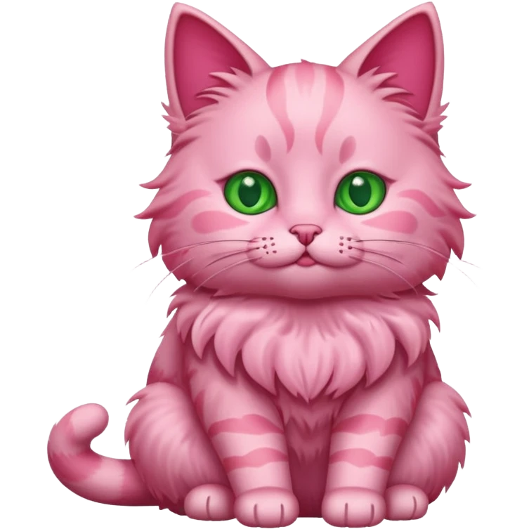 Pink cat emoji