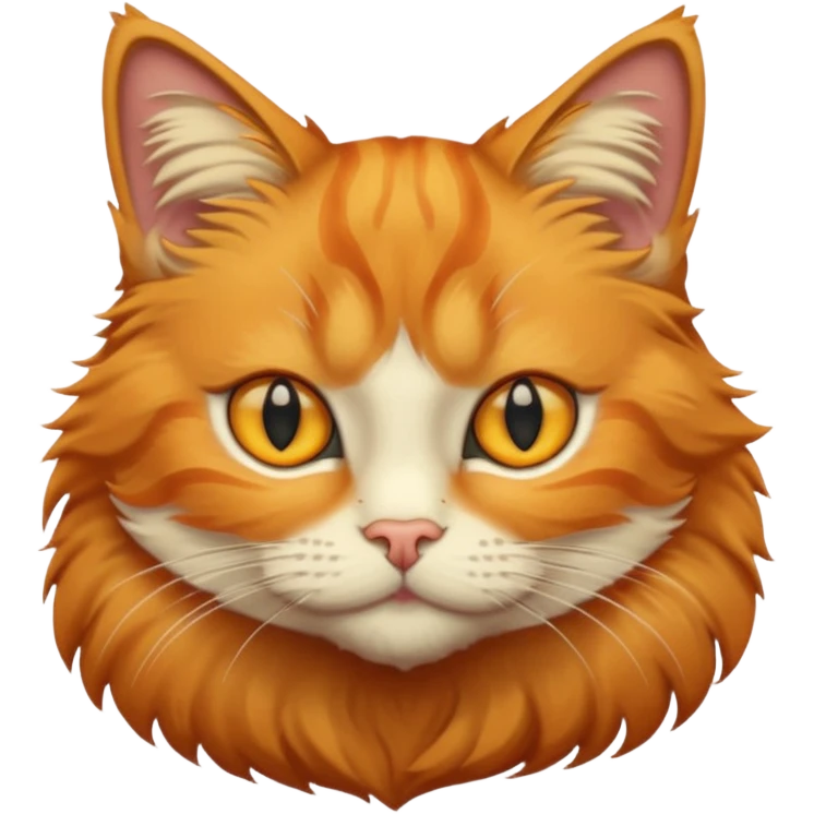 orange tabby cat: yellow eyes emoji