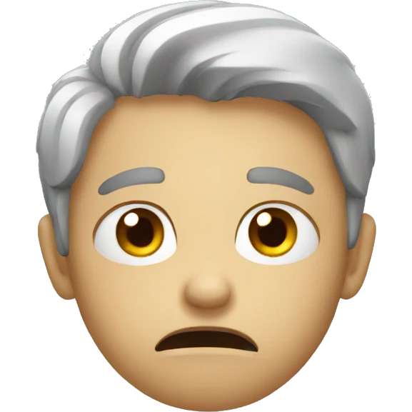 anxious emoji