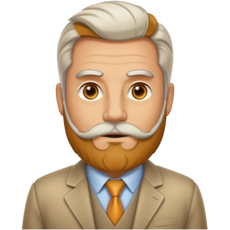 Compliance Boss with light greyed beard , herding policies like a pro emoji