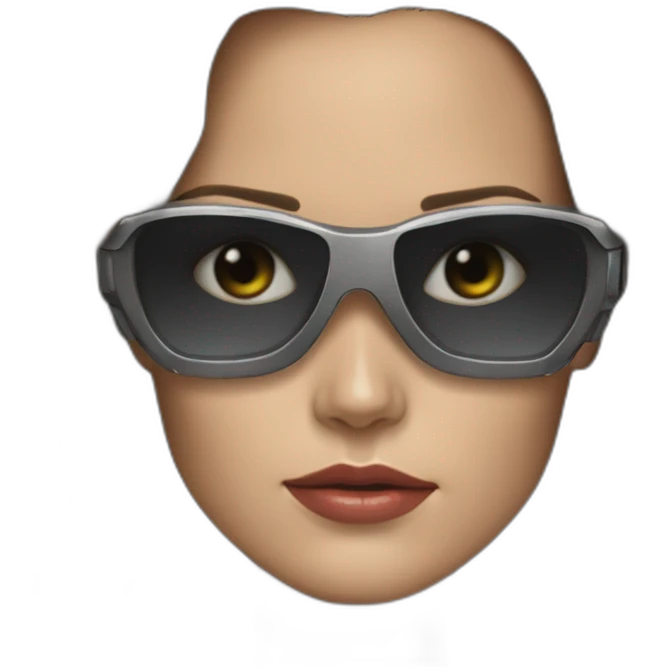 Summer Glau as a terminator emoji