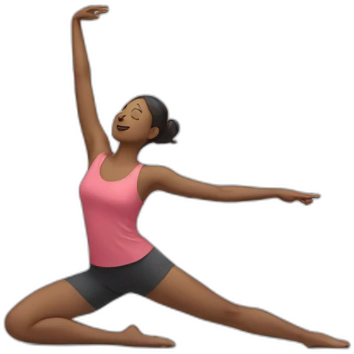 Stretching emoji