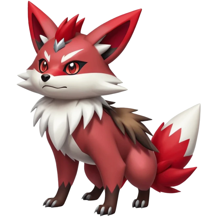 Shiny Zigzagoon-Zorua-Zangoose-Hybrid (Full body) emoji