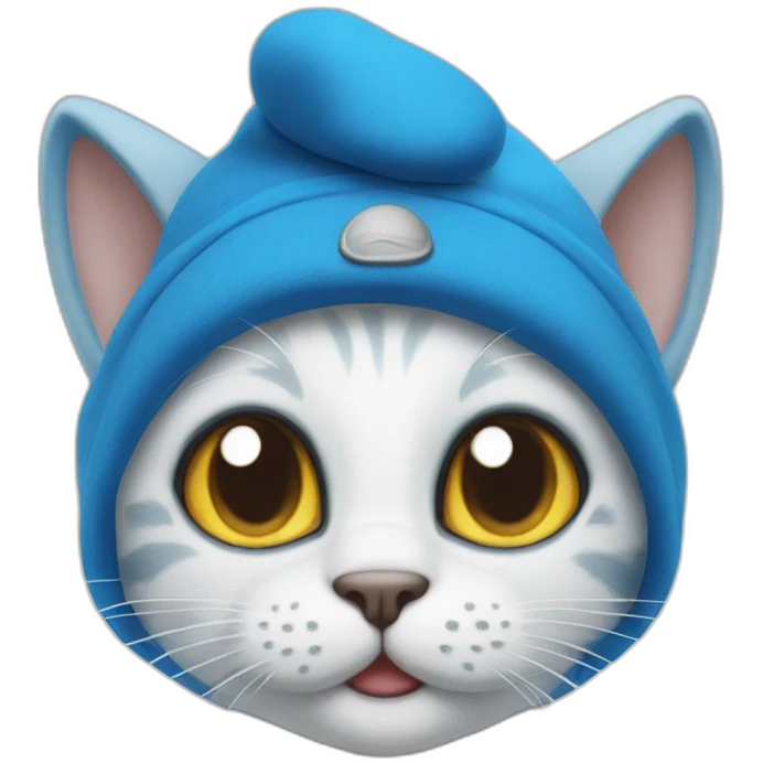 Smurf cat emoji