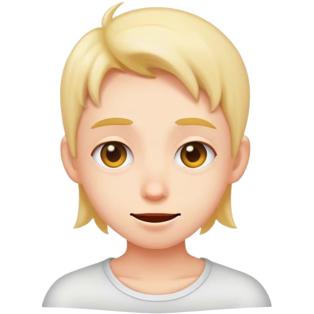 Cute silly emoji