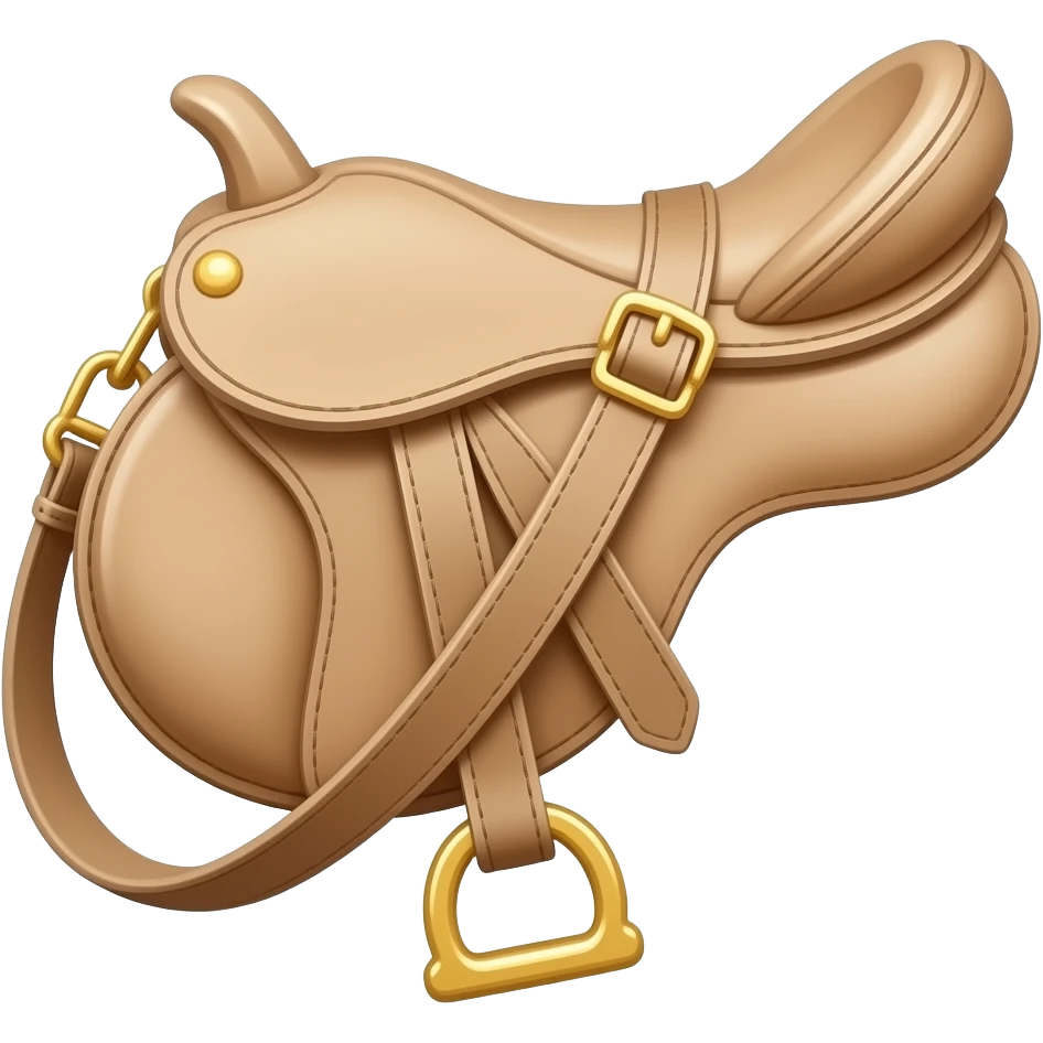 flesh color dior saddle bag emoji