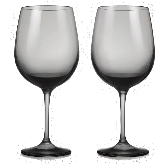 2 aesthetic wine glasses  emoji