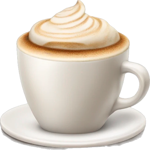 A cappuccino  emoji