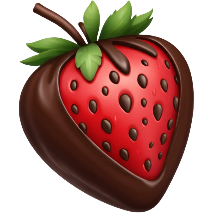 chocolate covered fruit emoji