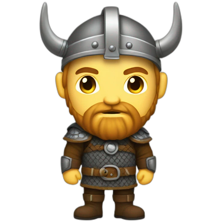 viking on boss suit emoji