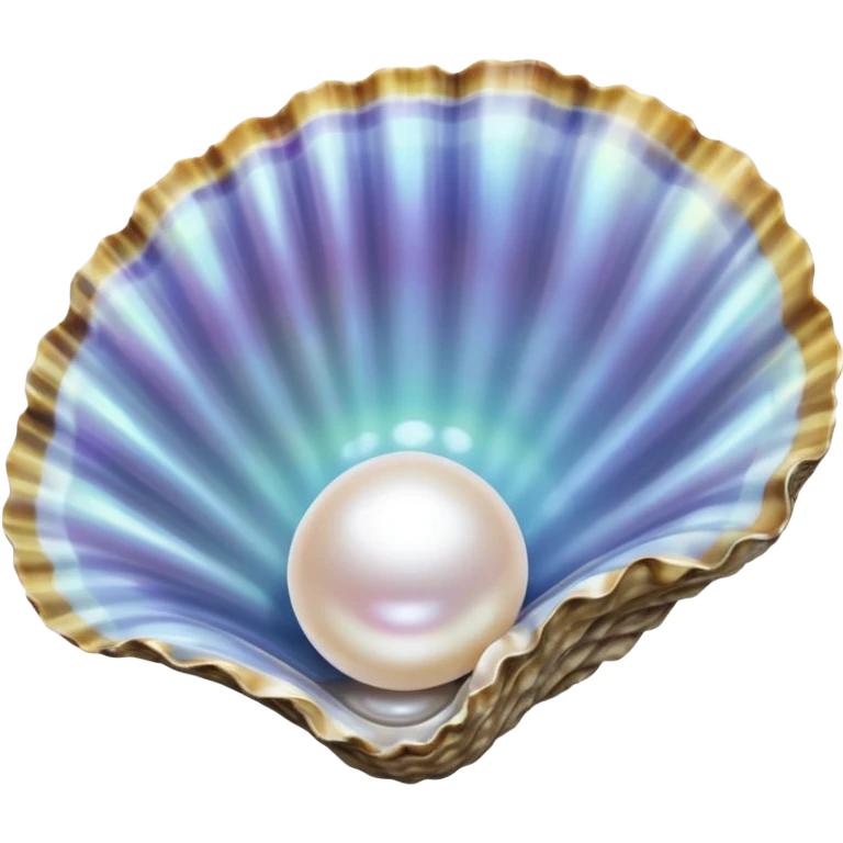 Oyster with pearl emoji