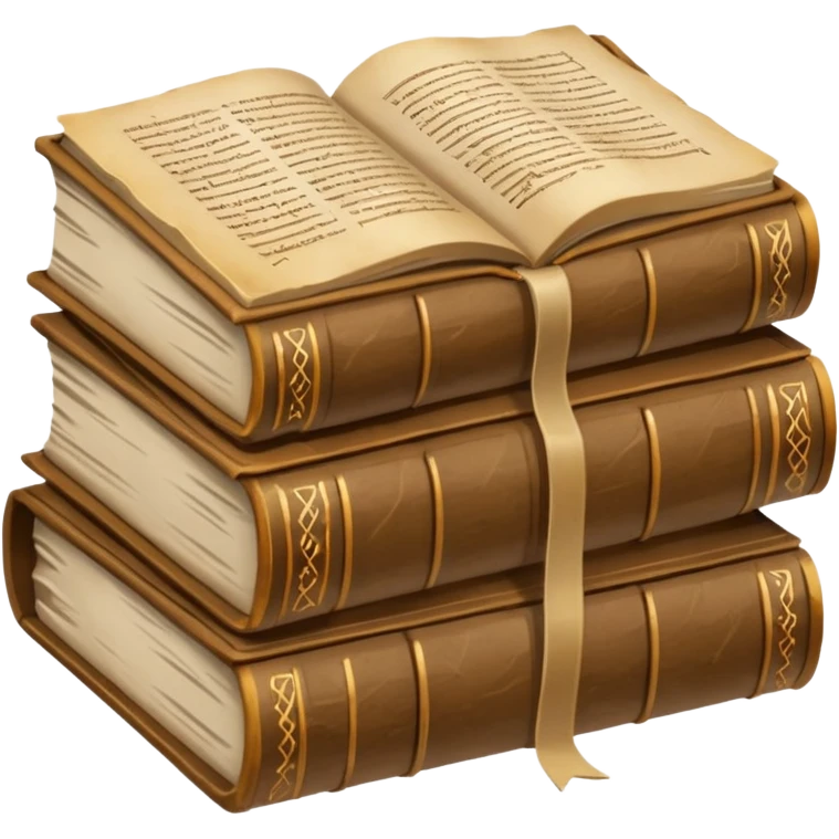 Historical old scriptures proof of Bible emoji