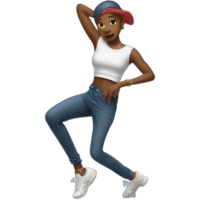 hip-hop dancer emoji