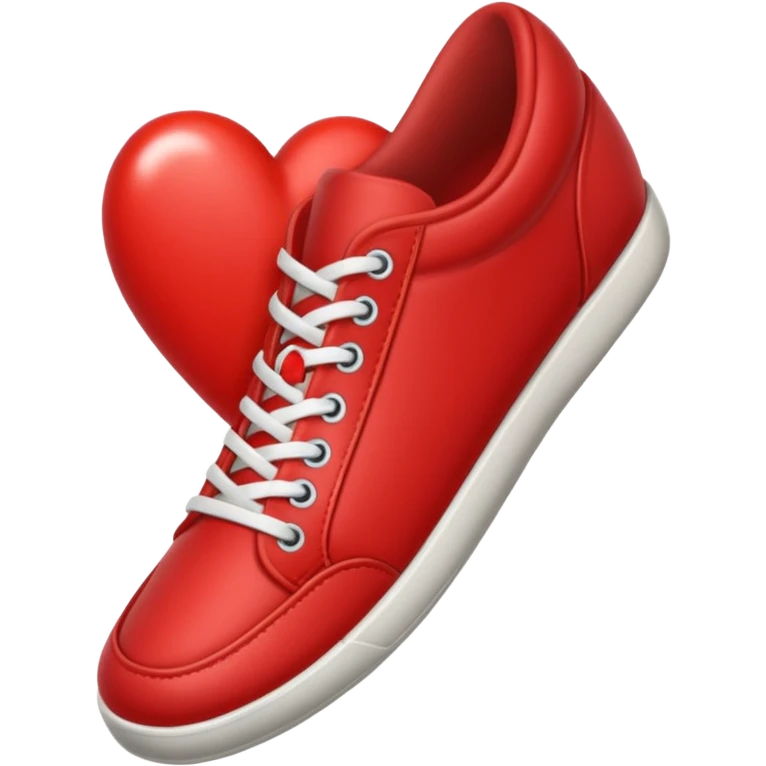 Corazón flechado con zapatillas  emoji