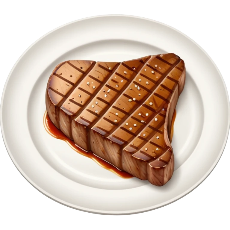 t bone  on plate emoji
