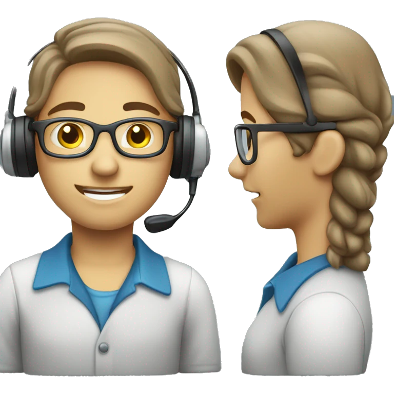 Call centre worker emoji