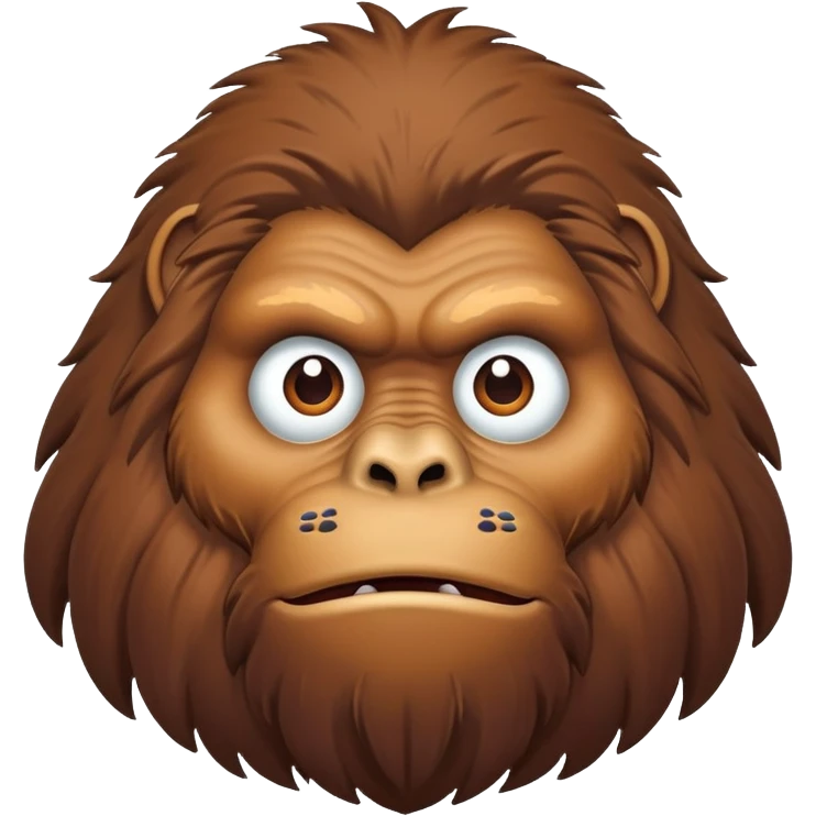Bigfoot and mental health emoji