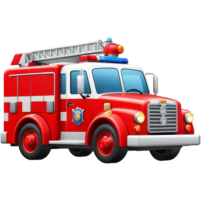 Car police car fire engine emoji