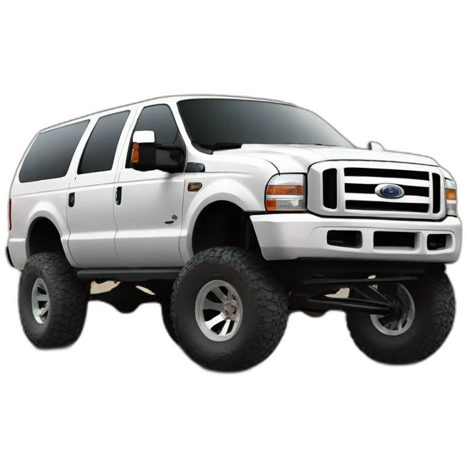 ford-excursion-white-off-road emoji