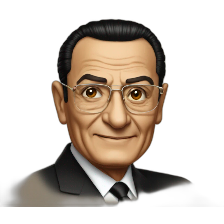 President of Egypt Hosni Mubarak emoji
