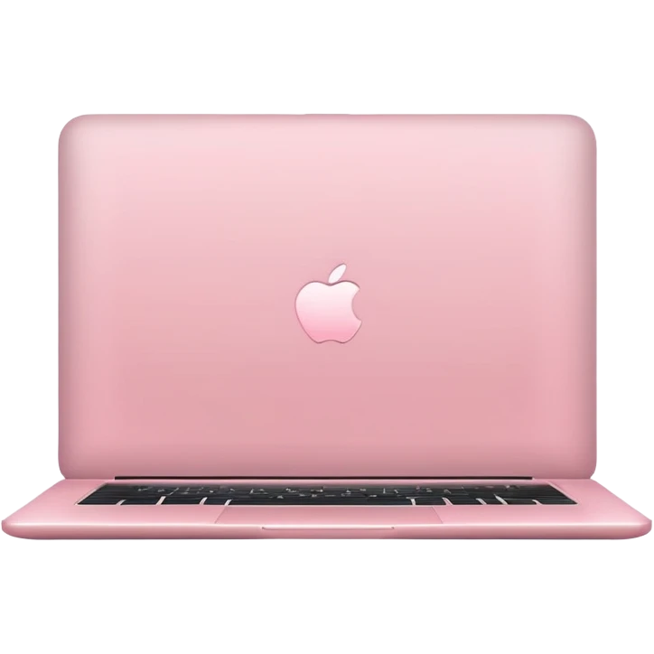 Light pink laptop emoji