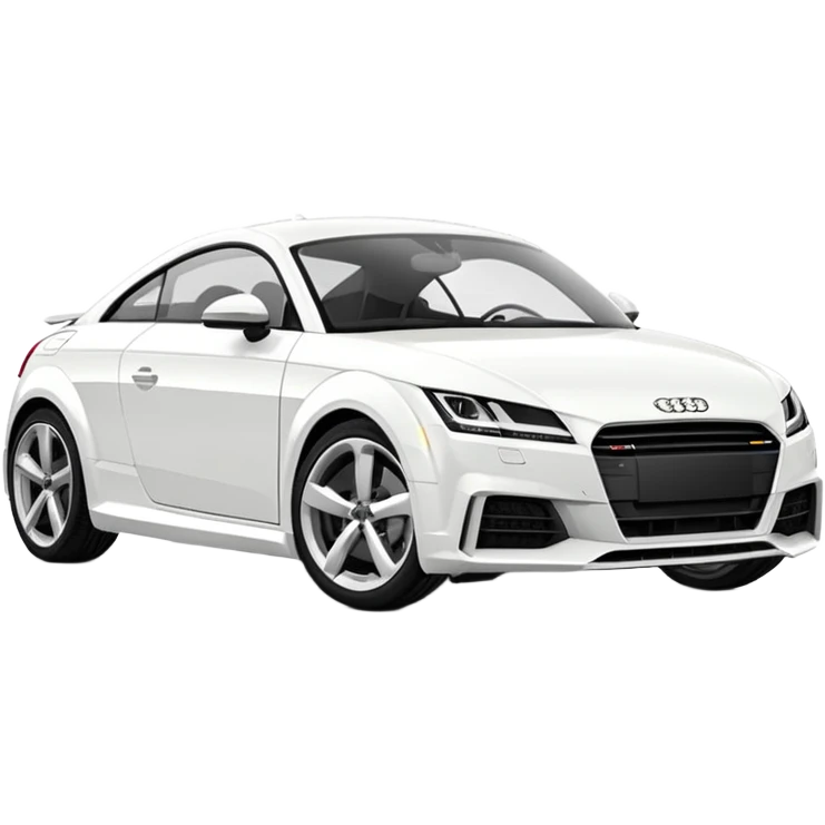 L2019 white audi tt s line  emoji
