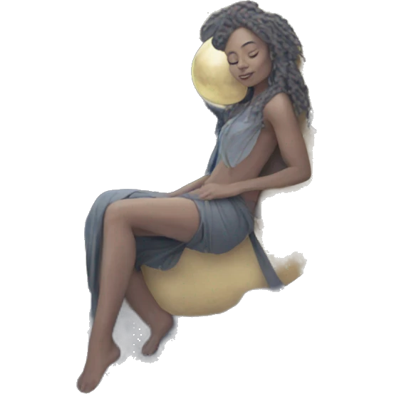 The moon tarot card emoji