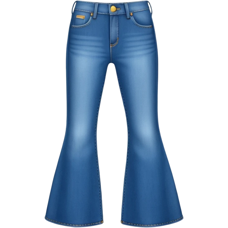 Western Bell bottom Jeans emoji