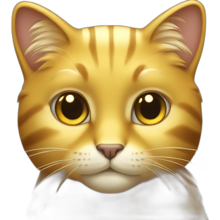 shiny-golden-cat emoji