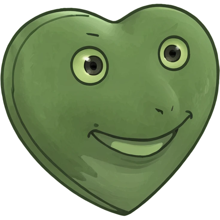 Light green heart  emoji