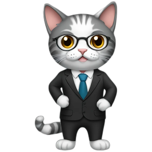 Cat lawyer emoji