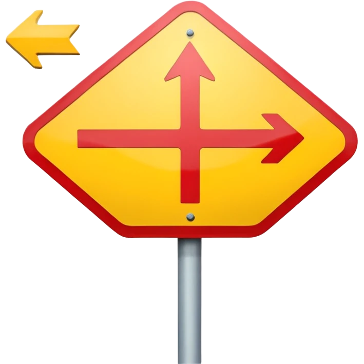 traffic sign board emoji