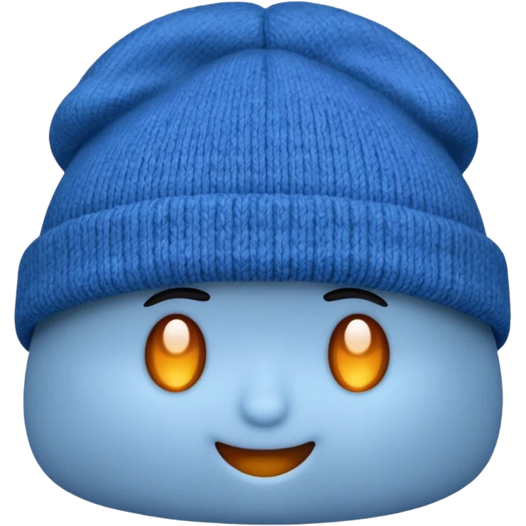 blue hat emoji