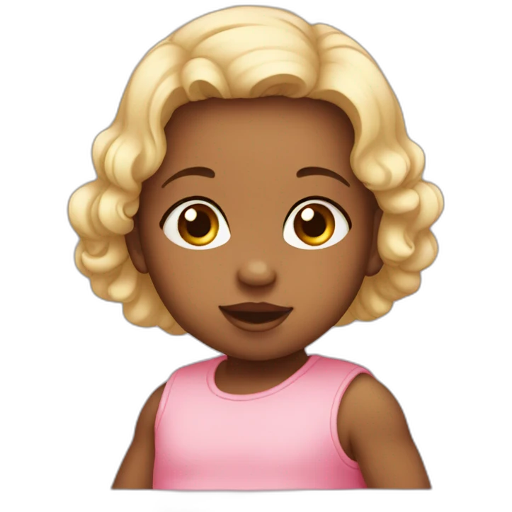 Baby girl emoji