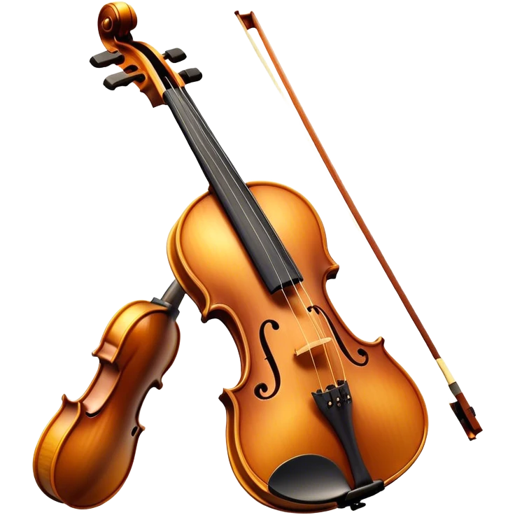 Cinematic Realistic Violin, rich polished wood with delicate curves, strings stretching tautly, fine dust particles catching the golden stage light, glowing with an elegant and timeless charm. emoji