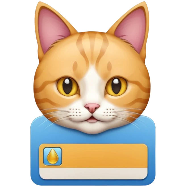 ID card for cat emoji