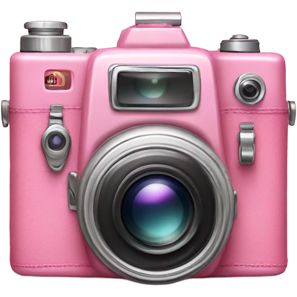 Pink camera emoji