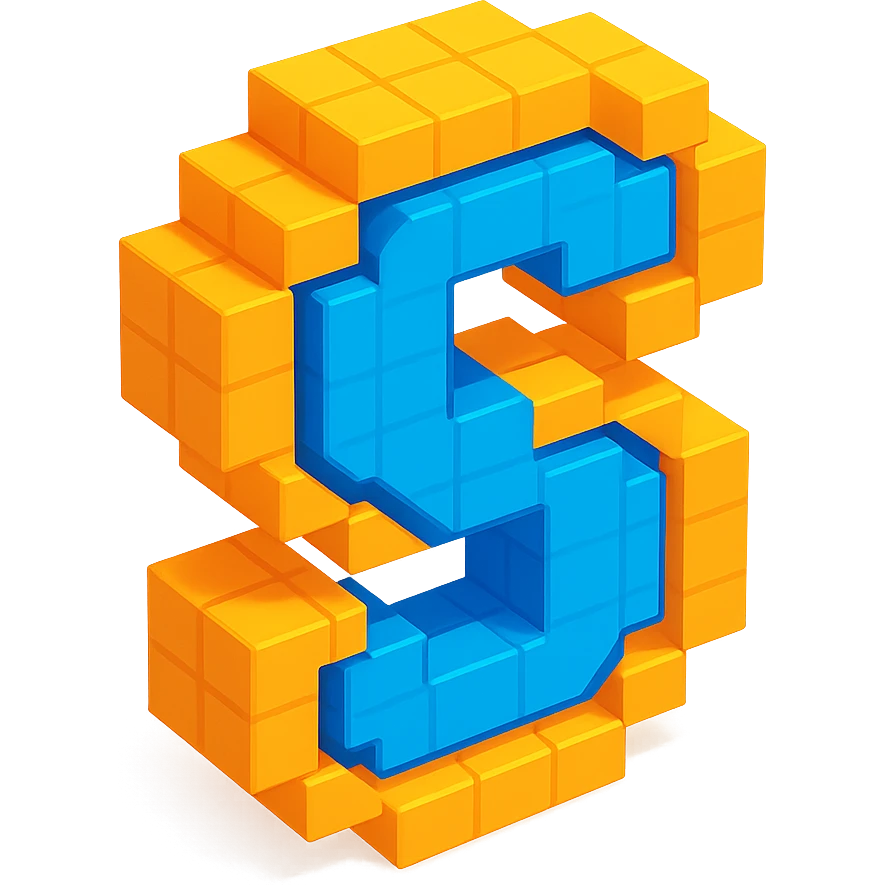 generate logo for my ai company that contains "s" letter emoji