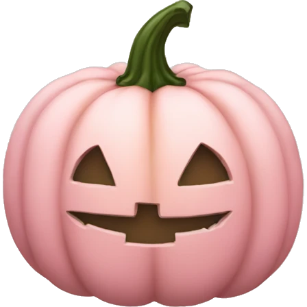 Light pink Pumpkin  emoji