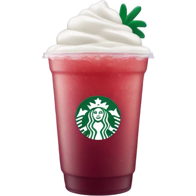 Starbucks Strawberry Açaí drink emoji