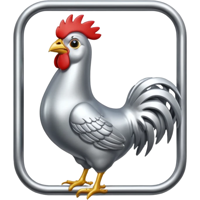 Cock caged  emoji
