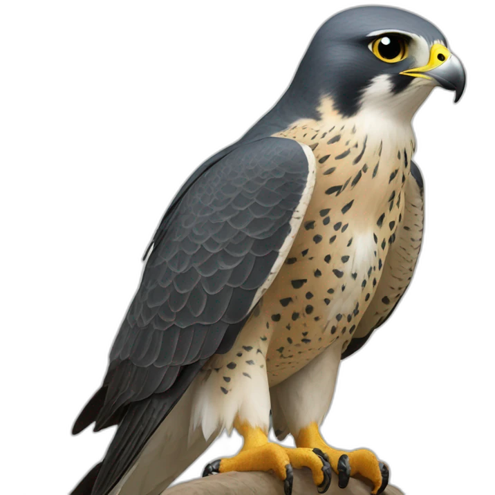 peregrine falcon book emoji