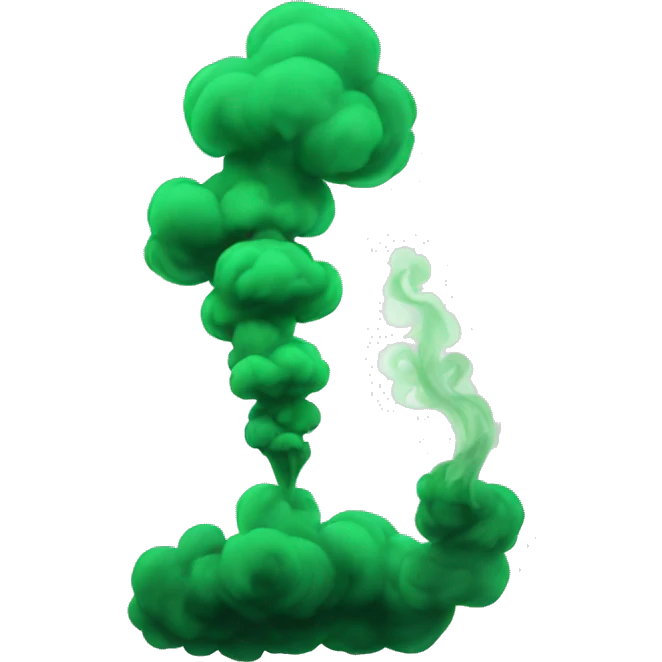 green smoke emoji