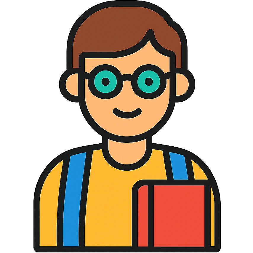 A student male emoji