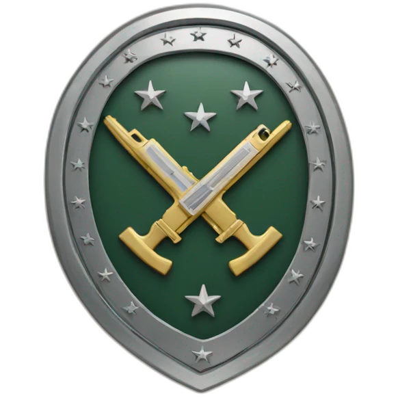 military badge emoji
